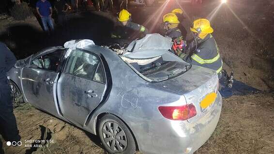 תיעוד מזירת האירוע // צילום: תיעוד מבצעי כבאות והצלה